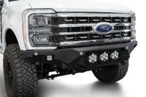 Ford F-350 Bumper - Front - Addictive Desert Designs - Bomber - Hammer Black - `23-`27 Ford F-350 Bumper - Front - Addictive Desert Designs - Bomber - Hammer Black - `23-`27